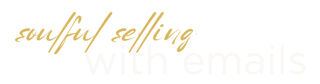 soulful selling logo gold